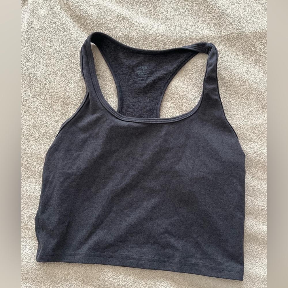Fleo Charcoal Racerback Tank